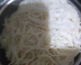 A picture of step 1 of Veg chowmean indian Chinese style.