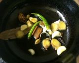 A picture of step 1 of Kusha rice or plain Biryani.