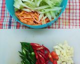 Foto langkah ke 1 dari resep 💚 Tumis Labu Siam Udang~.