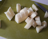 Foto del paso 1 de la receta: Sopa de puerros y salmón