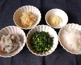 A picture of step 1 of Korean Shrimp Dumplings (Saeu Mandu).