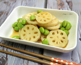 爽口柚香和風蓮藕沙拉的食譜步驟3照片