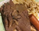 A picture of step 6 of Crockpot Roast Beef and Gravy.
