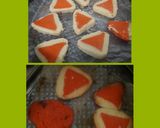 A picture of step 4 of Vanilla triangle & stuffed nutella cookies.