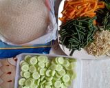 Foto langkah ke 1 dari resep Vegie Spring roll aka pecel.