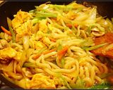 【炒麵高手的撇步】蔬食炒烏龍的食譜步驟6照片