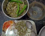स्प्राउट मूंग डोसा (sprouts moong dosa recipe in Hindi) रेसिपी चरण 1 फोटो