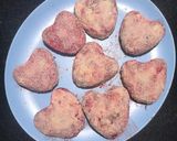 A picture of step 8 of Beetroot Kebab.