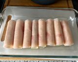 Foto del paso 5 de la receta: Puerros con york y queso gratinados