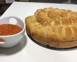 Foto del paso 13 de la receta: Pan relleno de pollo y champiñones y salsa pomodoro