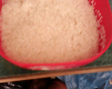Foto del paso 1 de la receta: Arroz capeado con carne y queso