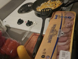 Tangy smothered chicken tenderloins