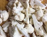 Karfiol paprikás gombával (vegán) recept fázis 1 fotója