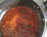 A picture of step 8 of Manchurian with gravy.