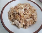 รูปขั้นตอนการทำที่ 3 ของ อกไก่ผัดขิง