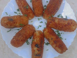 أصابع البطاطا والأرز