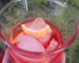 Une image de l'étape 6 de Cocktail sans alcool grenadine fraises citron 🍹.