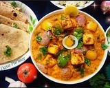 A picture of step 10 of Dhaba Style Kadhai Paneer.