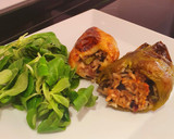 Foto del paso 7 de la receta: Pimientos rellenos de... ¡Risotto!