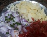A picture of step 1 of Veggies khichdi.
