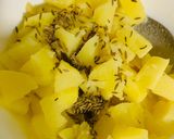 A picture of step 1 of Burns Road ki Chana Chat.