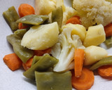 Foto del paso 4 de la receta: Verduras al vapor con aliño