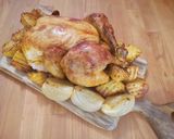 Egészben sült omlós csirke recept fázis 1 fotója
