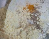A picture of step 1 of Moong tomato mini kachori.