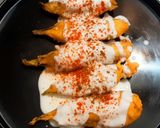 A picture of step 6 of Palak chaat.