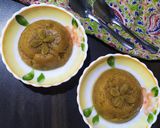 A picture of step 4 of Rajgira Halwa / Amaranth flour Halwa.
