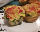 A picture of step 7 of Egg muffins wrapped in Zucchini.