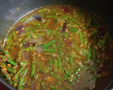 *க்ரீன் லாங் காராமணி வத்தக்குழம்பு* ரெசிபி ஸ்டேப் 6 புகைப்படம்