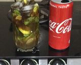A picture of step 3 of Virgin Black Mojito Mocktail.