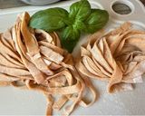 Teljes kiőrlésű Pesztós tagliatelle recept fázis 5 fotója