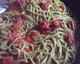Foto del paso 3 de la receta: Pasta de espinacas con salsa fileto