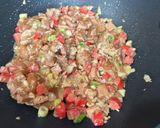 A picture of step 3 of Chicken & Hotdog Fried Rice Recipe.