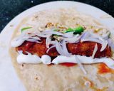 A picture of step 2 of Potato Pattie roll.
