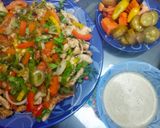 صورة لخطوة 8 من وصفة شاورما فراخ 🌯❤️