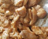 A picture of step 7 of Chicken Changezi.