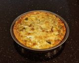 A picture of step 11 of Sausage, Cheese and Jalapeño Quiche.