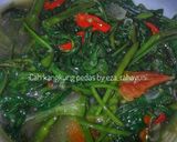 Foto langkah ke 5 dari resep Cah kangkung pedas.