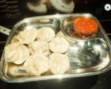 A picture of step 6 of Manchurian Momos.