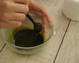 A picture of step 3 of Cherry Blossoms and Matcha ''MIZU-YOKAN'' (White Bean Jelly).