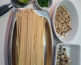 A picture of step 7 of Linguine with Clams (Lupini) and Yellow Cherry Tomatoes.