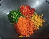 A picture of step 5 of Veg Schezwan Fried Rice.