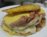 Foto del paso 12 de la receta: Arepa Qbana a mi manera🥯🫓🥙