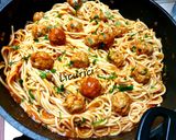 Pas rețetă Spaghetti "Lady and the Trump" 4 fotografie