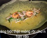 Hình bước làm 5 của món Bánh Xèo miền Tây
