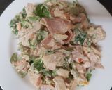 A picture of step 5 of My Steamed Chicken Salad😊.