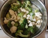 Foto del paso 1 de la receta: Sopa de brócoli y coliflor